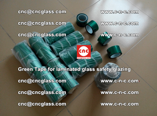 Green Tape for laminated glass safety glazing, EVA FILM, PVB FILM, SGP INTERLAYER (5)