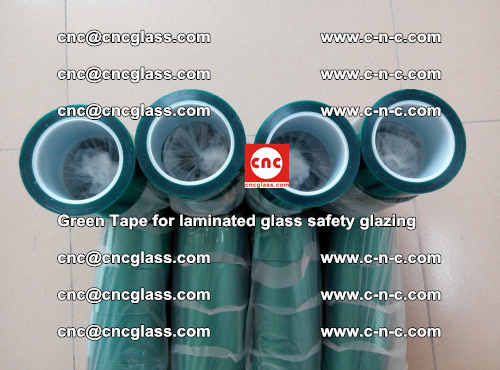 Green Tape for laminated glass safety glazing, EVA FILM, PVB FILM, SGP INTERLAYER (50)