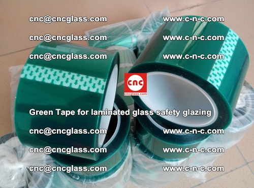 Green Tape for laminated glass safety glazing, EVA FILM, PVB FILM, SGP INTERLAYER (65)