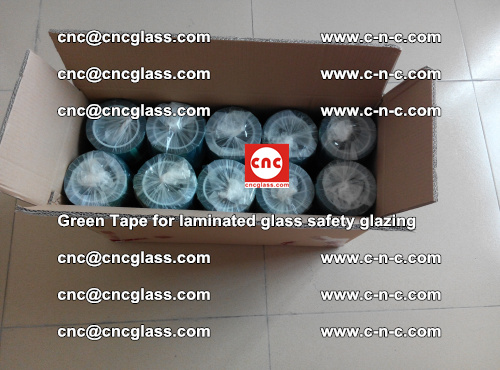 Green Tape for laminated glass safety glazing, EVA FILM, PVB FILM, SGP INTERLAYER (73)