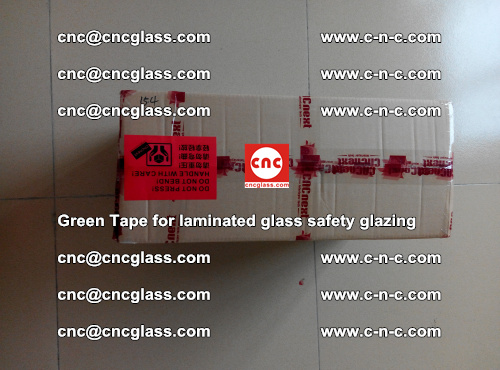 Green Tape for laminated glass safety glazing, EVA FILM, PVB FILM, SGP INTERLAYER (82)