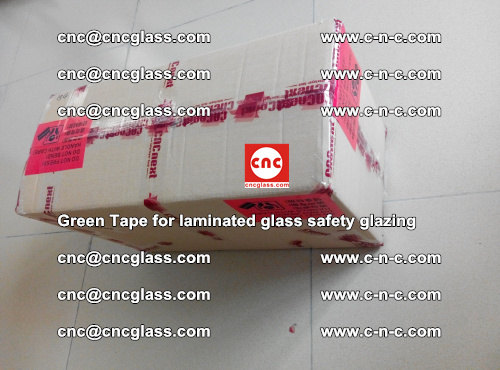 Green Tape for laminated glass safety glazing, EVA FILM, PVB FILM, SGP INTERLAYER (88)