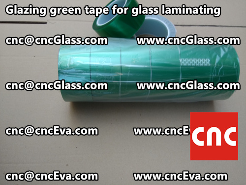 Green tape for safety glass laminating glazing (2)