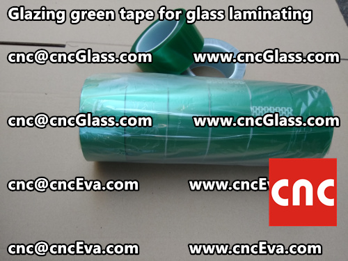 Green tape for safety glass laminating glazing (4)