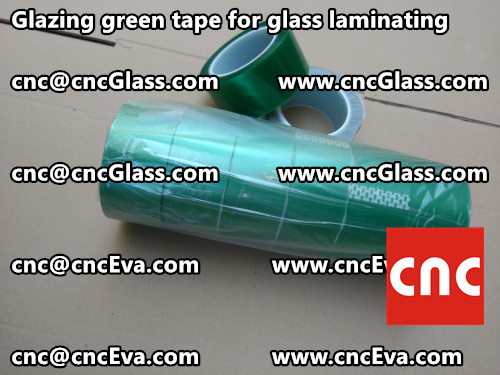 Green tape for safety glass laminating glazing (7)