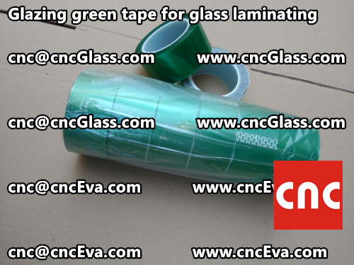 Green tape for safety glass laminating glazing (8)