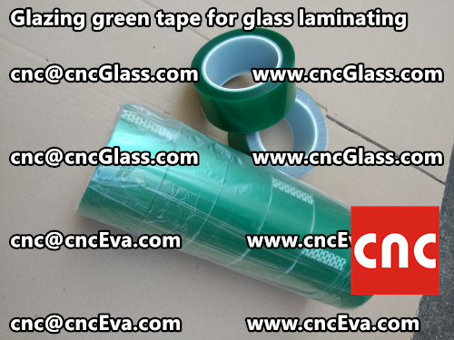 Green tape for safety glass laminating glazing (9)