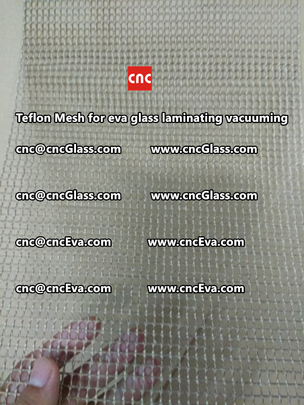 mesh for helping vacuuming of glass laminating (1)