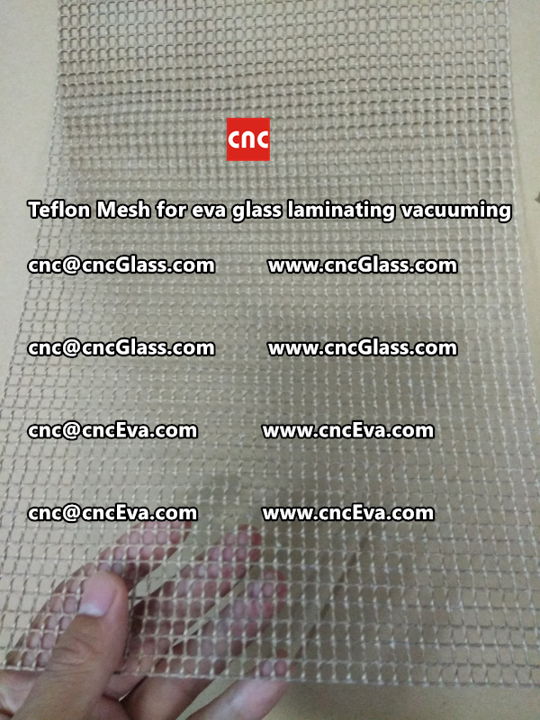 mesh for helping vacuuming of glass laminating (4)