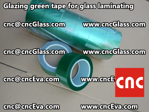 vacuum green tape for glazing (1)