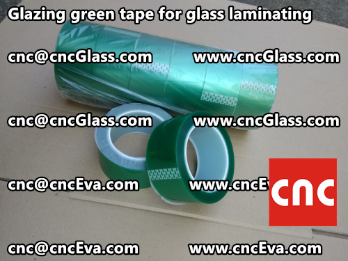 vacuum green tape for glazing (2)