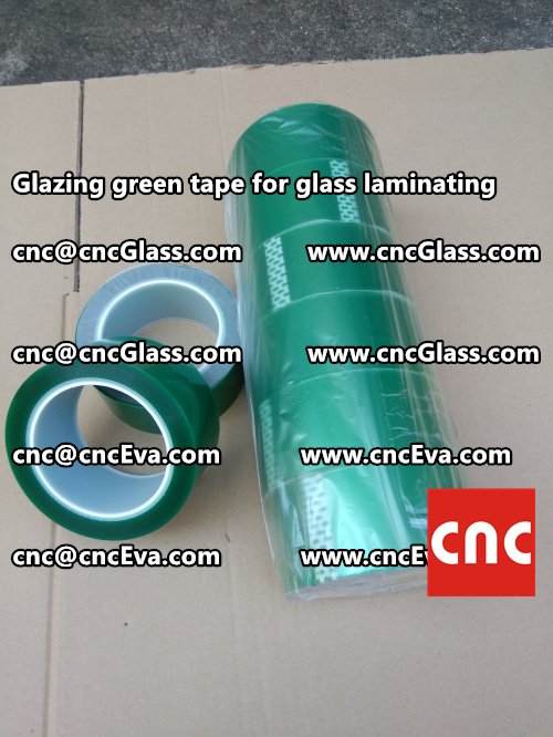 vacuum green tape, for laminating glass (1)