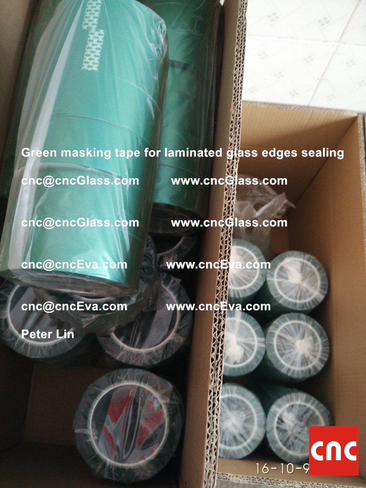 green-masking-tape-for-laminated-glass-edges-sealing-14