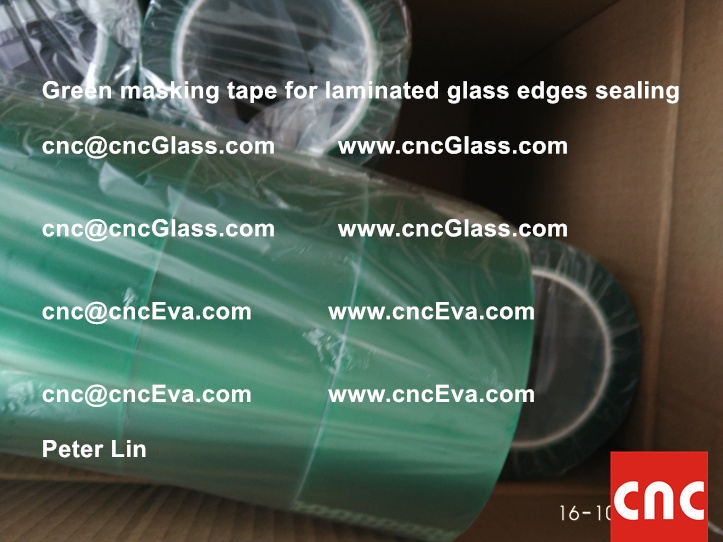 green-masking-tape-for-laminated-glass-edges-sealing-3