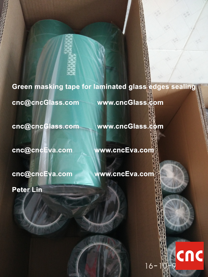 green-masking-tape-for-laminated-glass-edges-sealing-5